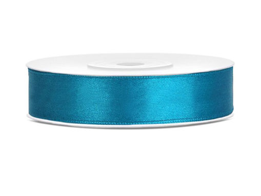 Picture of SATIN RIBBON TURQUOISE 12MM PER METRE